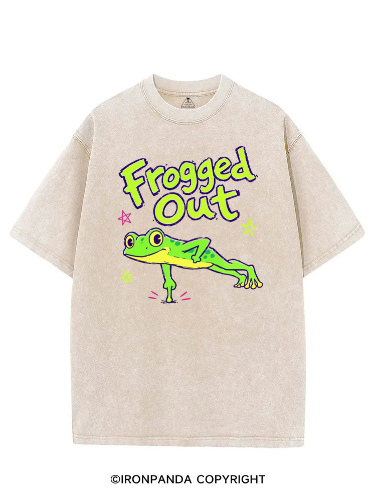 FROGGED OUT VINTAGE GYM SHIRT