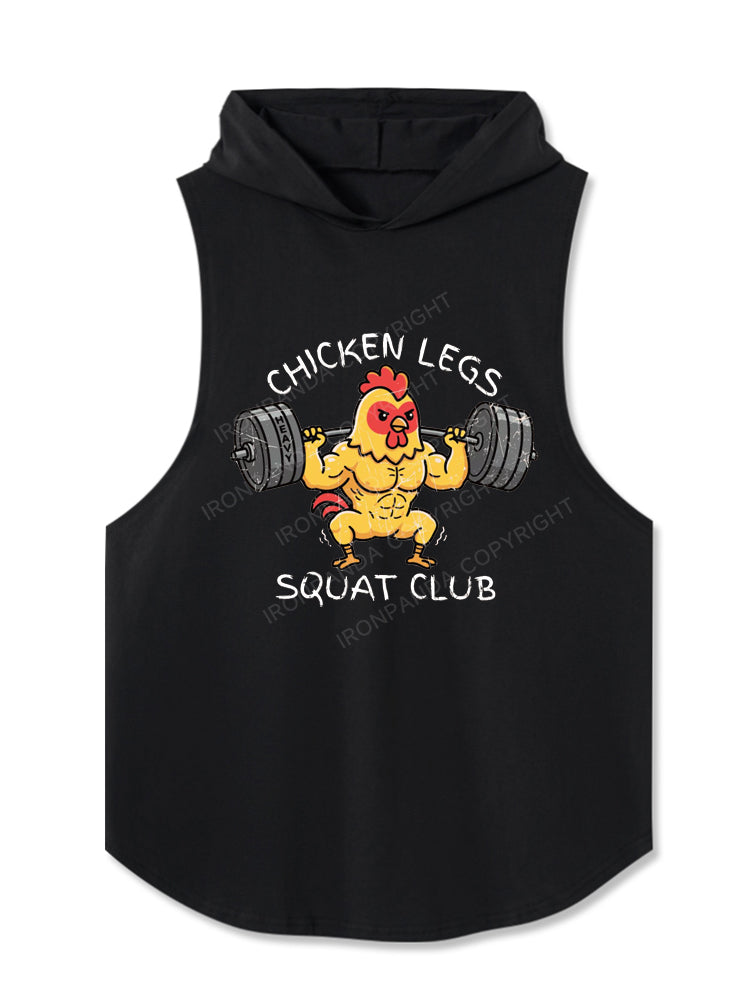 CHICKEN LEGS SQUAT CLUB Hooded Tank