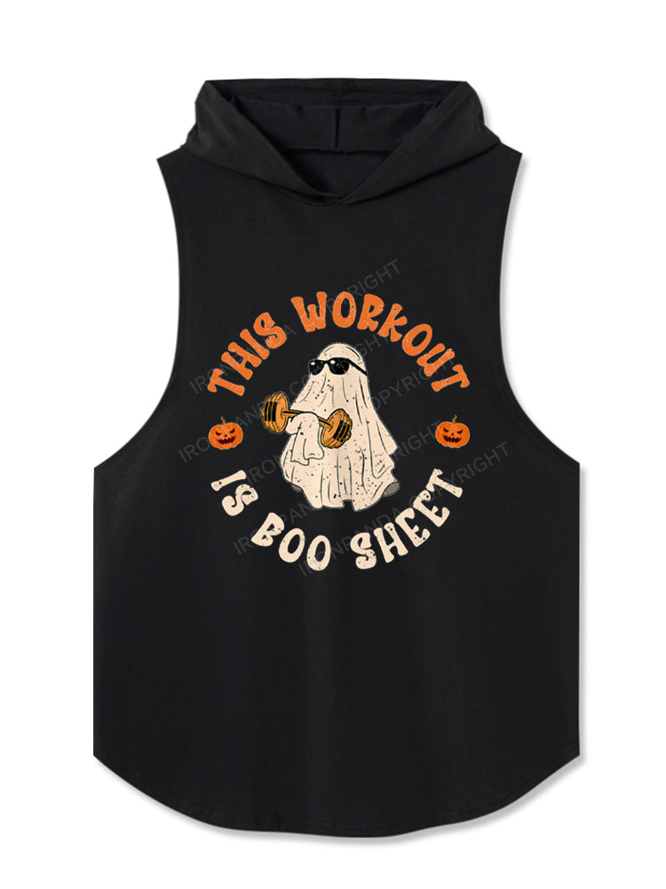 This Workout Is Boo Sheet Funny Ghost Hooded Tank