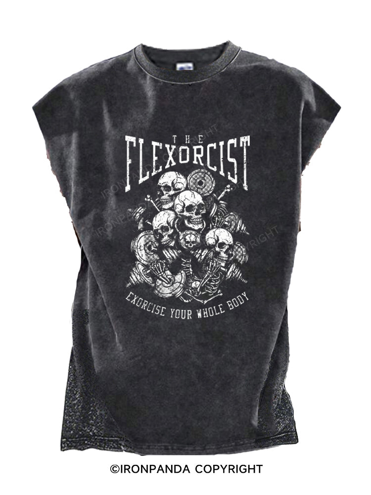 THE FLEXORCIST EXORCISE YOUR WHOLE BODY Cut Off Tank