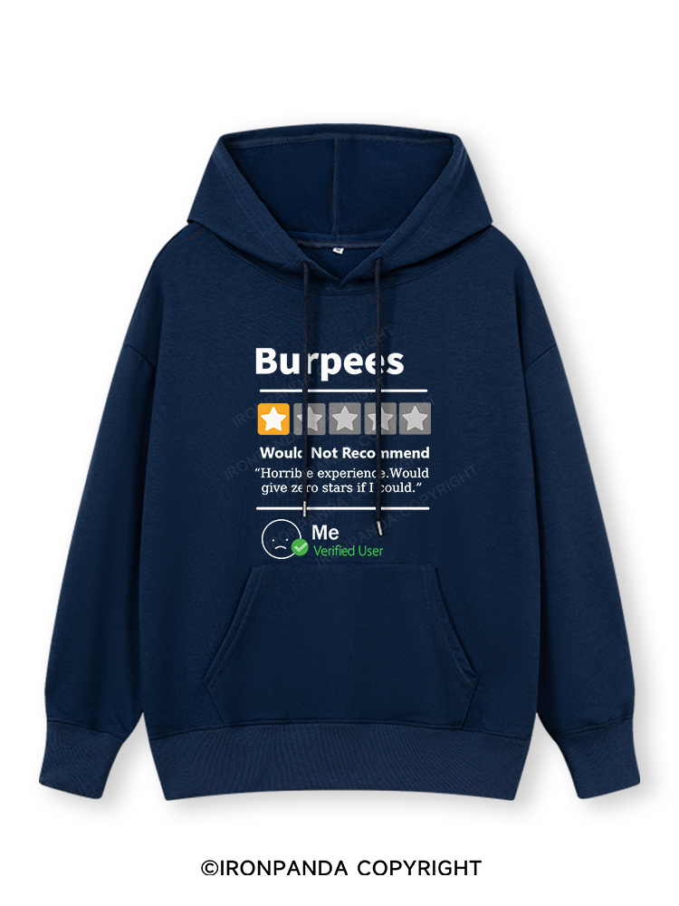 BURPEES REVIEWED Classic Gym Hoodie