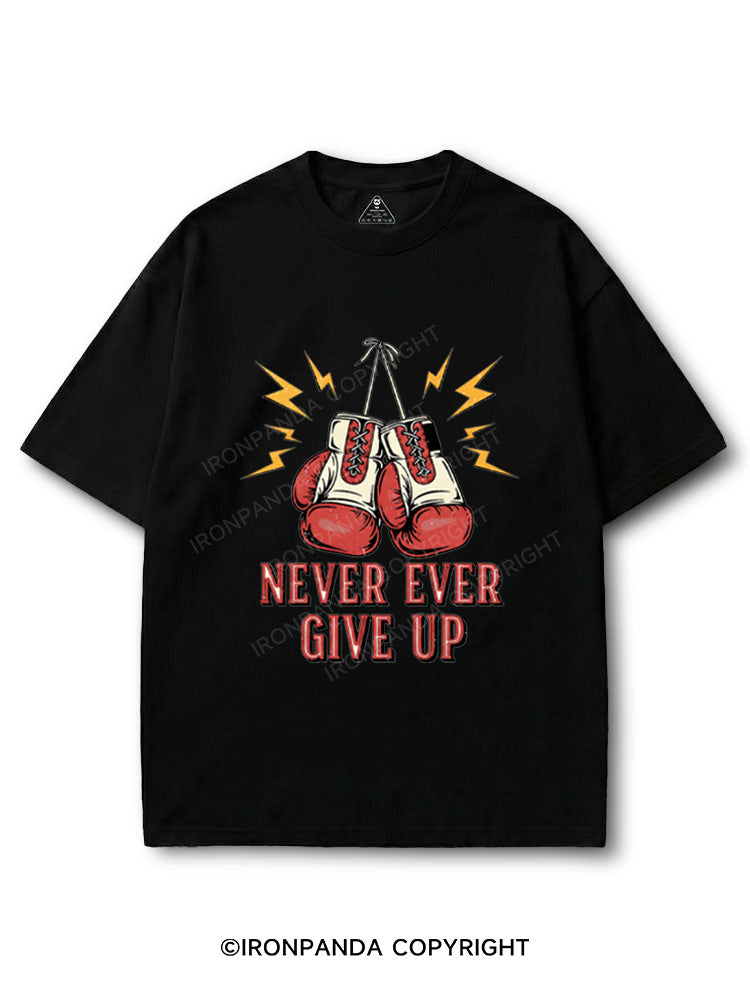 Never Give Up Boxing Gloves COTTON PUMP COVER
