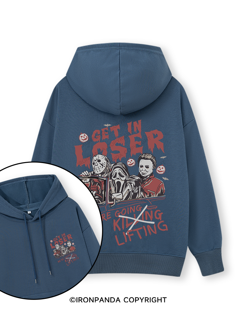 We’re Going Lifting Double-Sided Printed Classic Gym Hoodie
