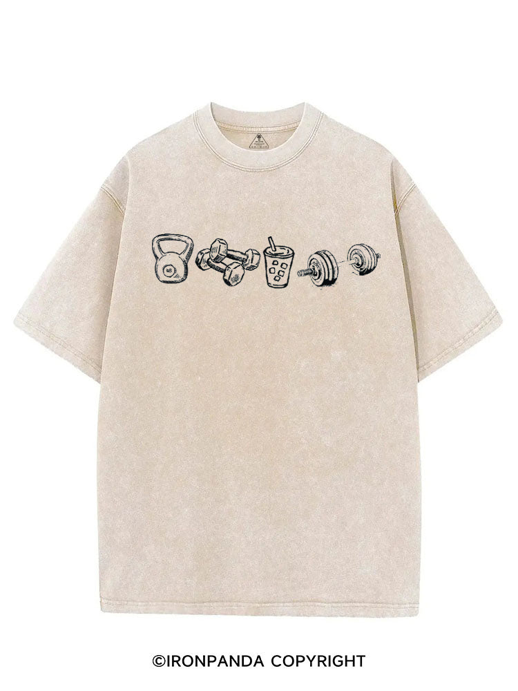 GYM LOVER FITNESS VINTAGE GYM SHIRT