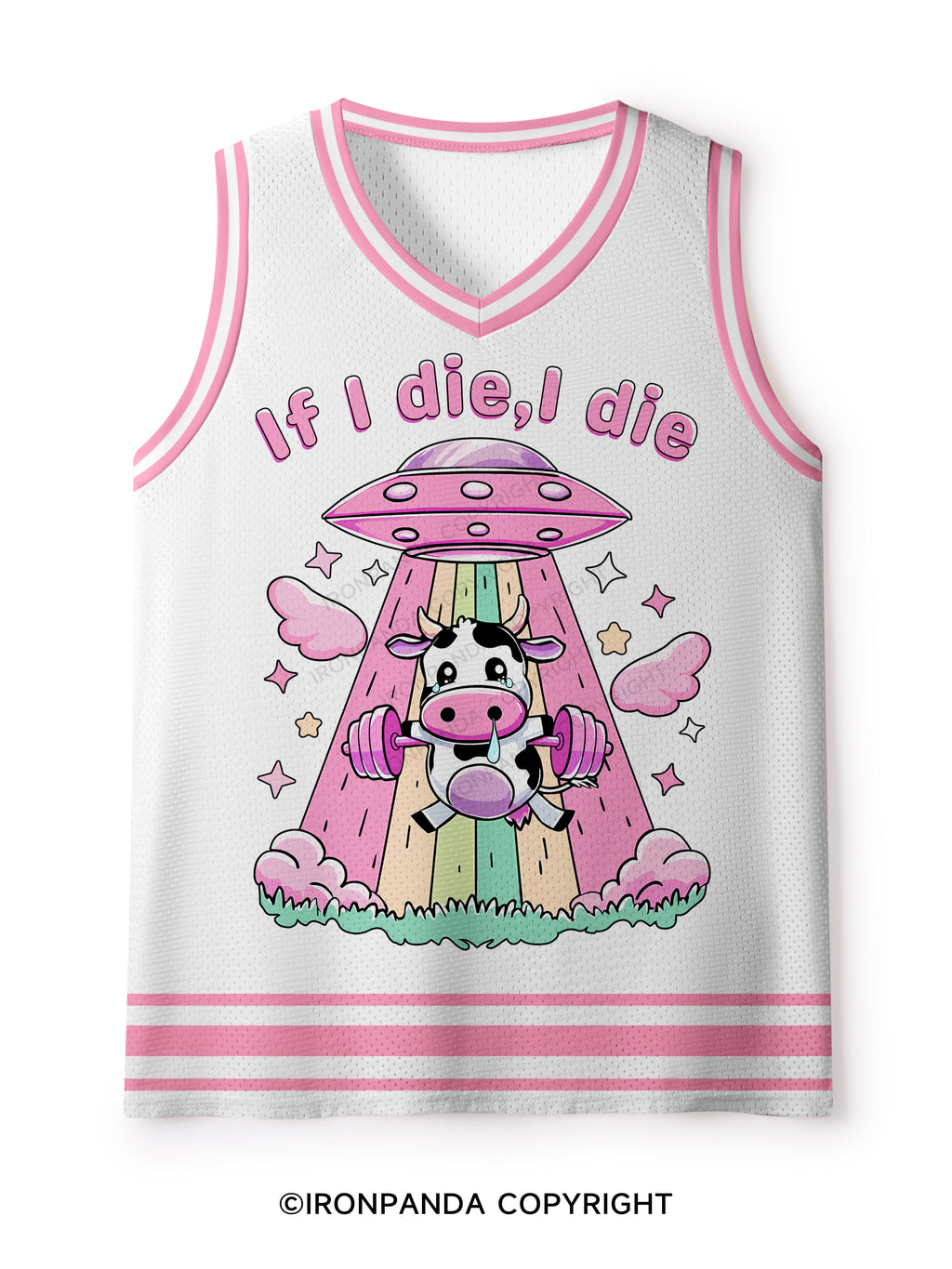 IF I DIE I DIE Mesh Tank Top