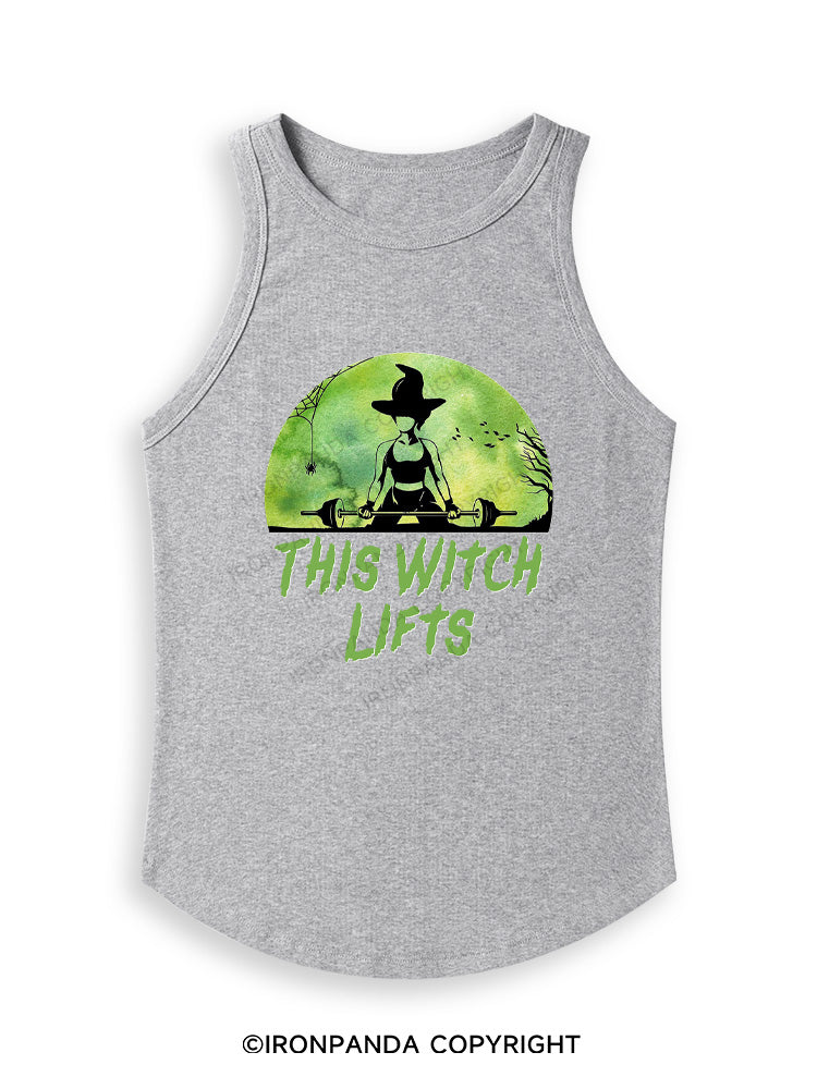 THIS WITCH LIFTS Fitted Tank Top