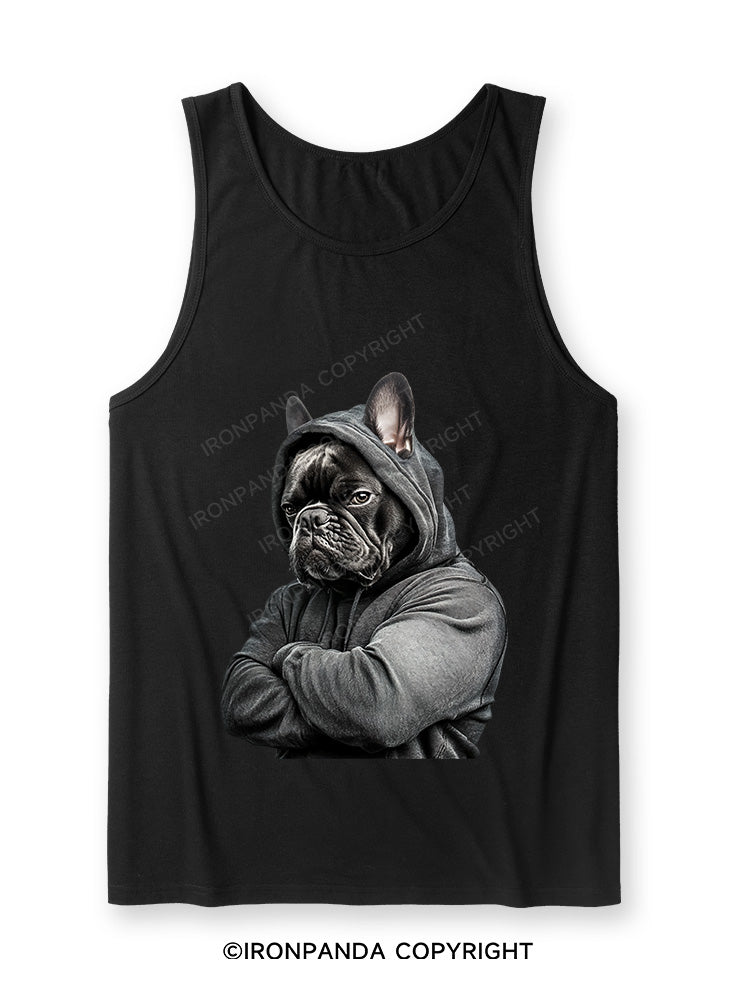 Muscular French bulldog Ultra Soft Heather Tank