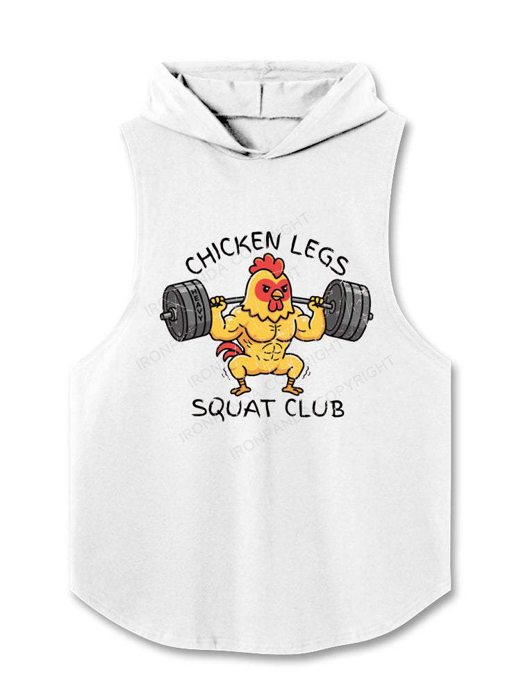 CHICKEN LEGS SQUAT CLUB Hooded Tank