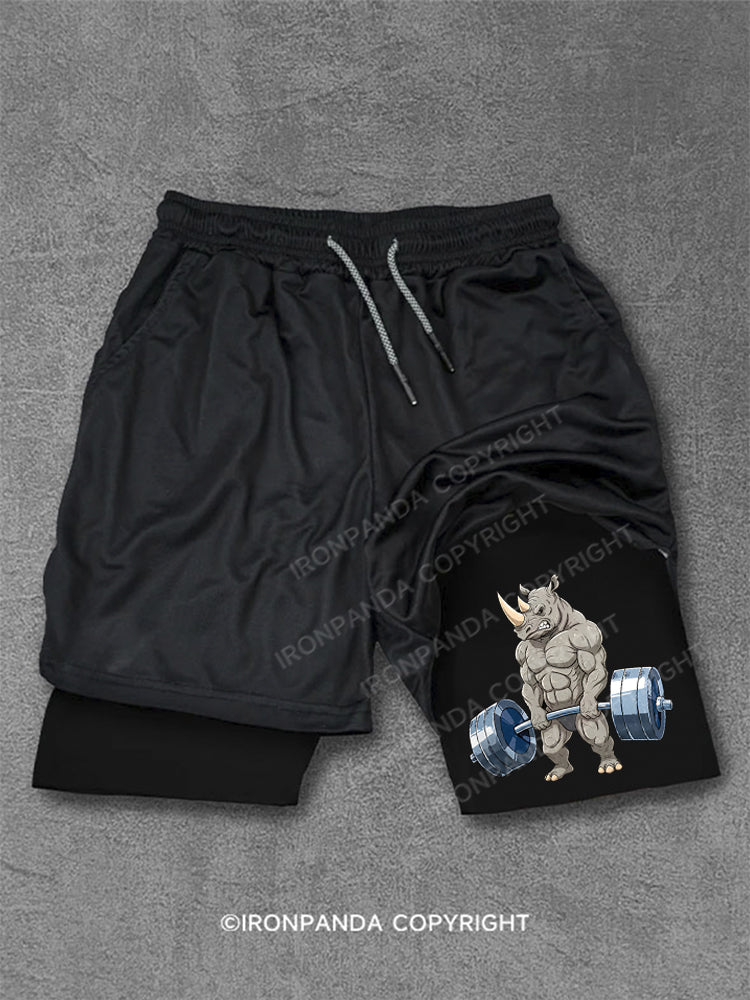 Muscular Rhino Deadlift Gym Performance Training Shorts