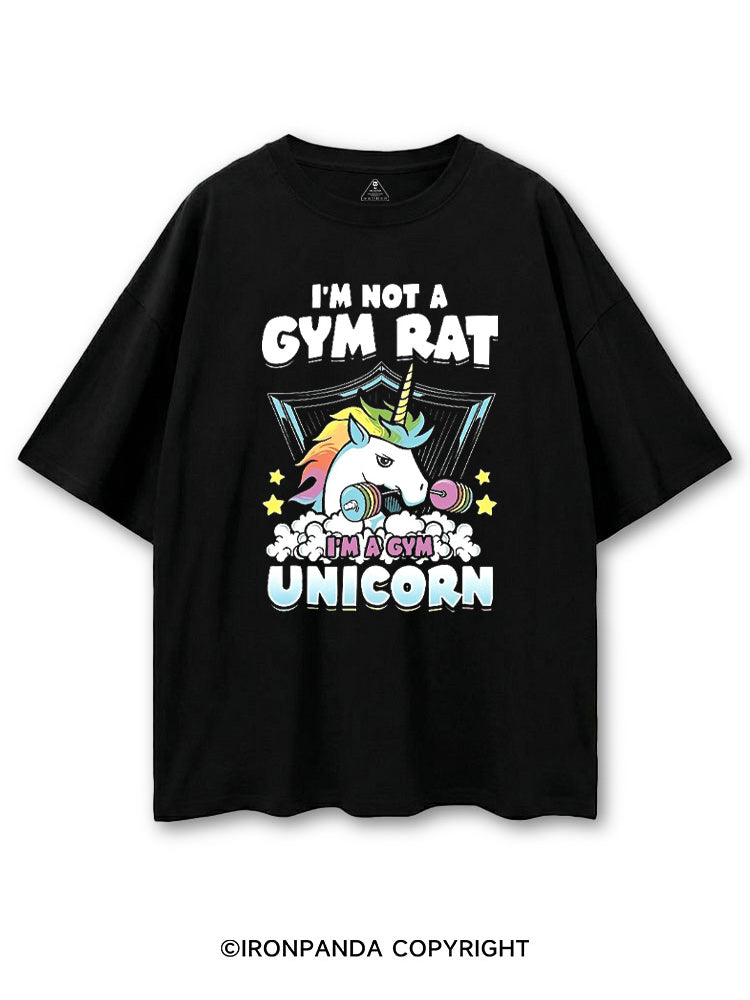 I'M NOT A GYM RAT I'M A GYM UNICORN FITNESS COTTON PUMP COVER