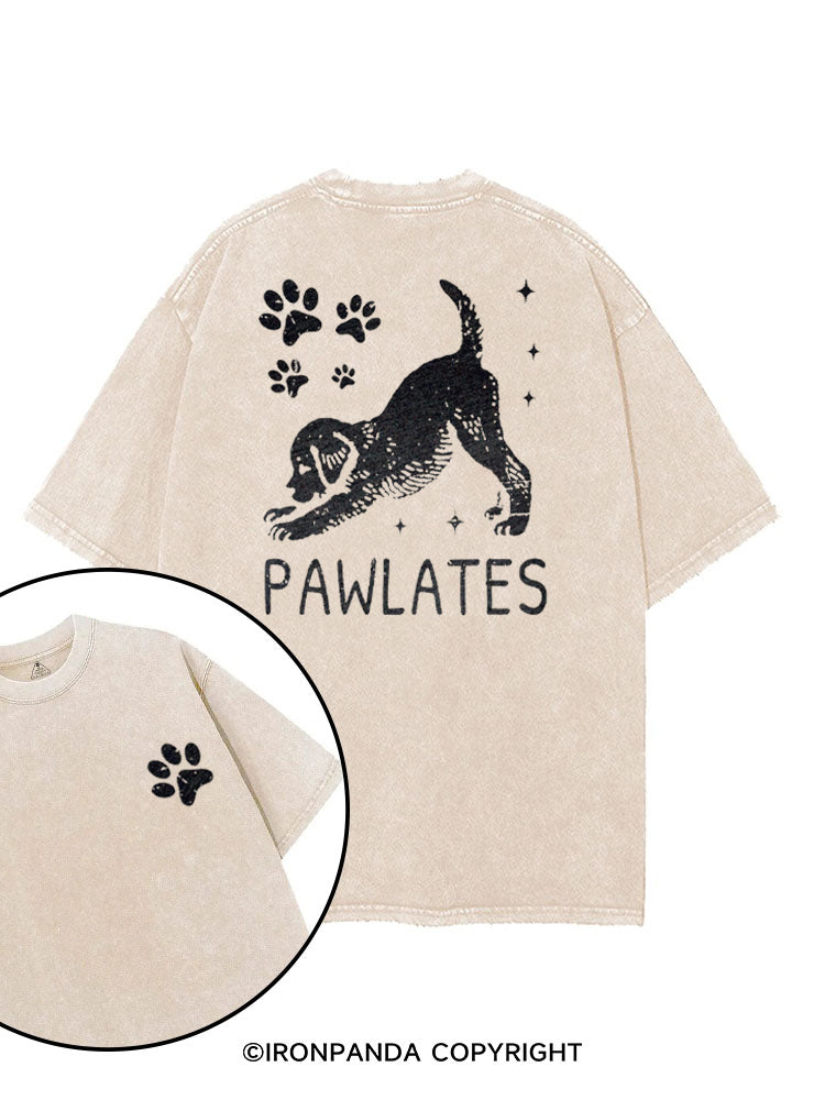 PAWLATES FUNNY DOG printed Gym Shirt