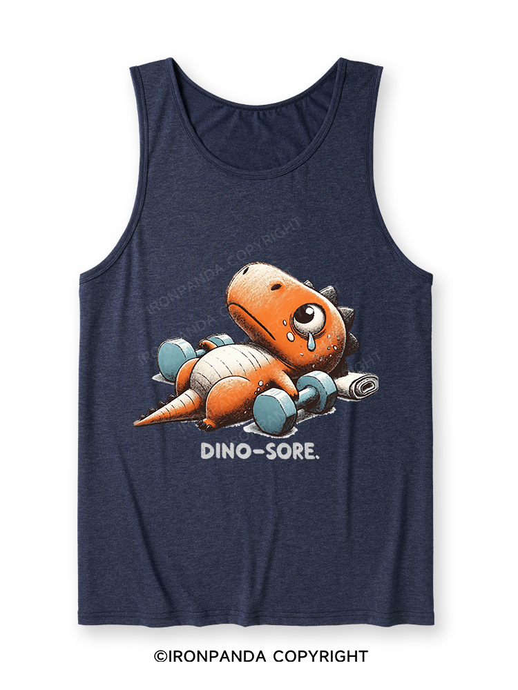 Dino-Sore After Workout Ultra Soft Heather Tank
