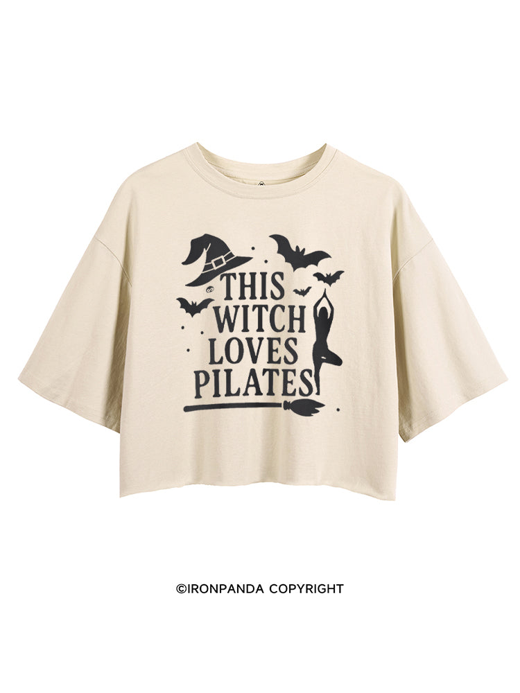 THIS WITCH LOVES PILATES CROP TOPS