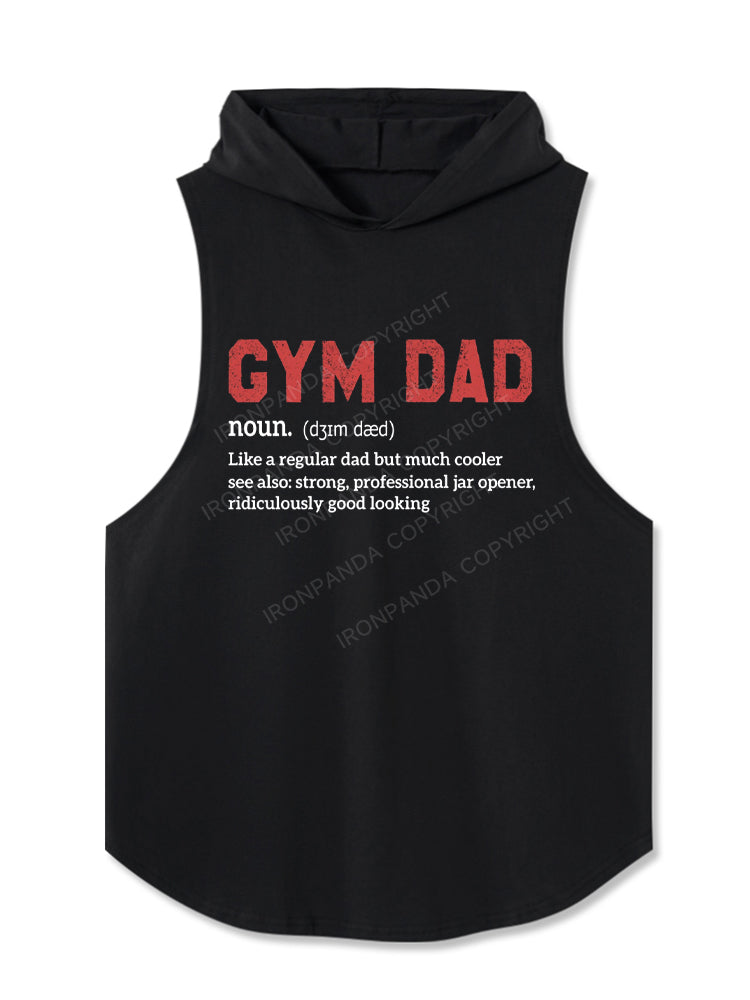 Gym Dad Definition Hooded Tank