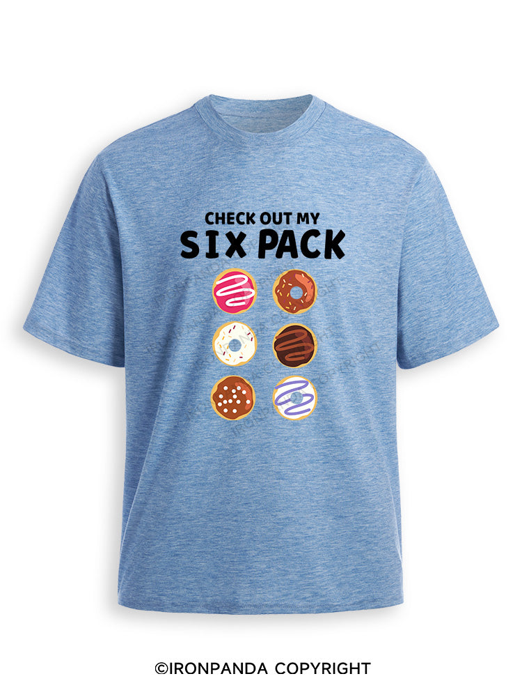 CHECK OUT MY SIX PACK Ultra Soft Heather T-Shirt