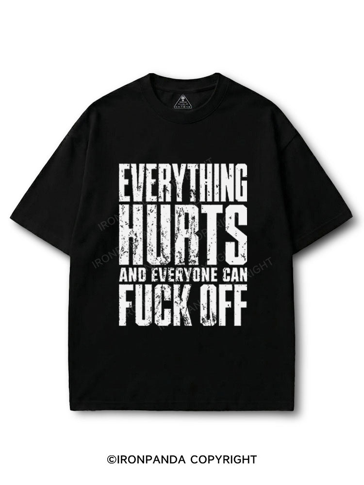 EVERTHING HURTS AND EVERYONE CAN FUCK OFF COTTON PUMP COVER
