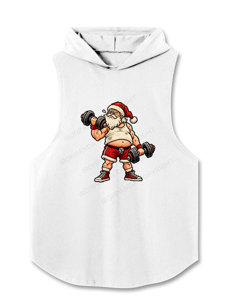 Santa Deadlift Hooded Tank