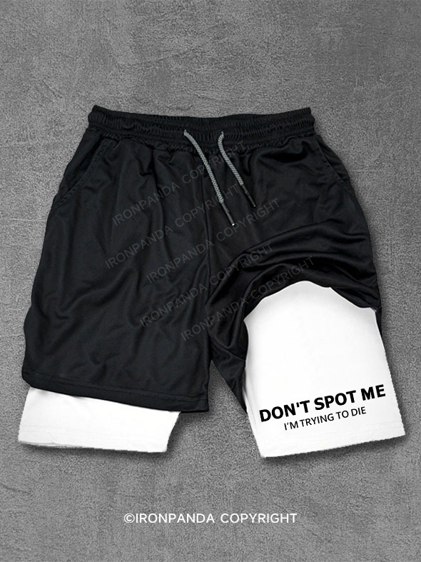 don't spot me Performance Training Shorts