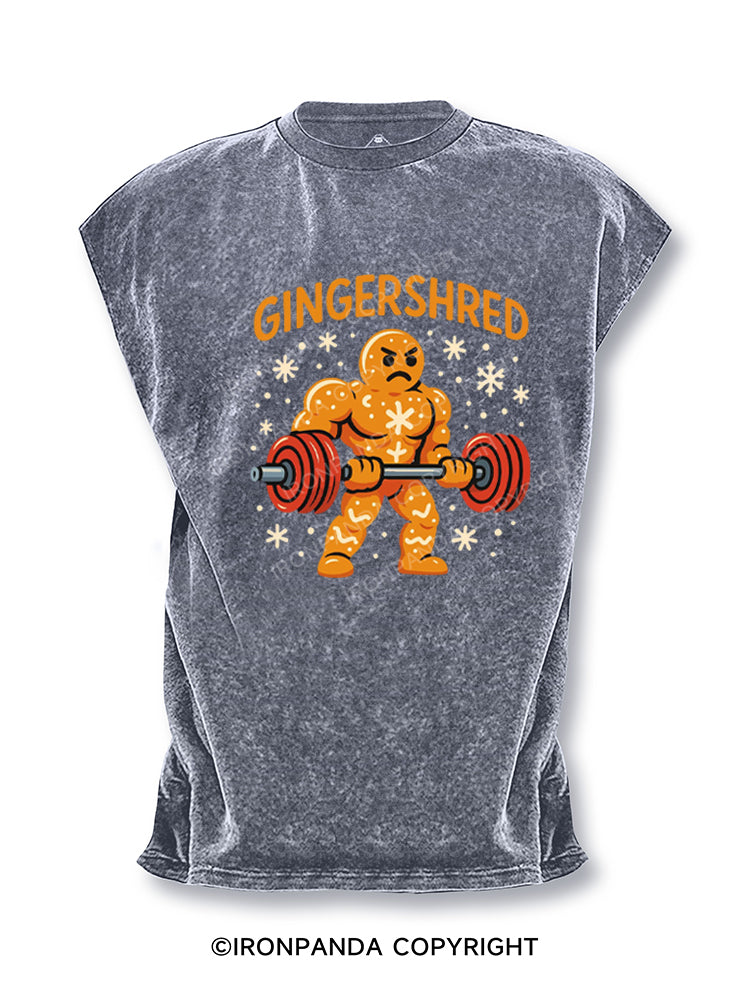 Gingershred Christmas Cut Off Tank