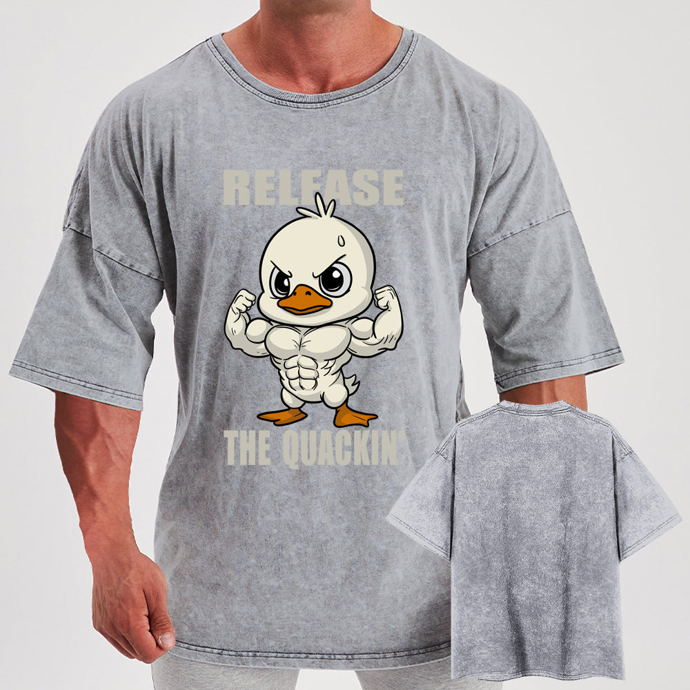 Release The Quackin Washed Gym Shirt