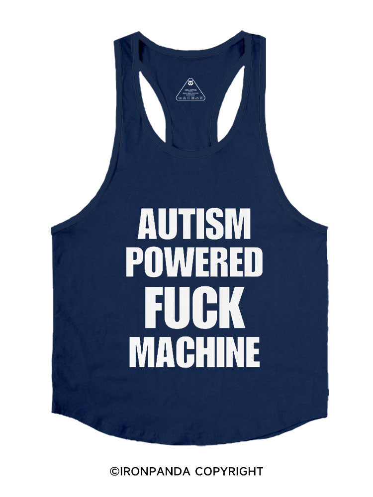 Autism Powered Machine Stringer Gym Vest