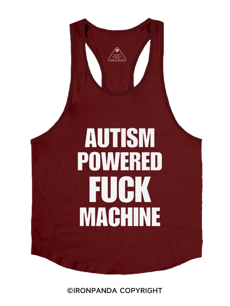 Autism Powered Machine Stringer Gym Vest