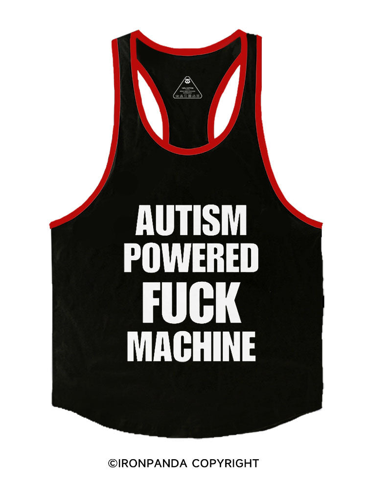 Autism Powered Machine Stringer Gym Vest