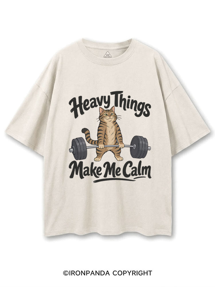 Heavy Things Make Me Calm COTTON PUMP COVER