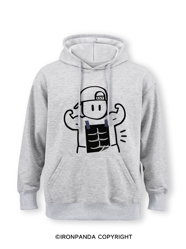 Look at my abs! Classic Gym Hoodie