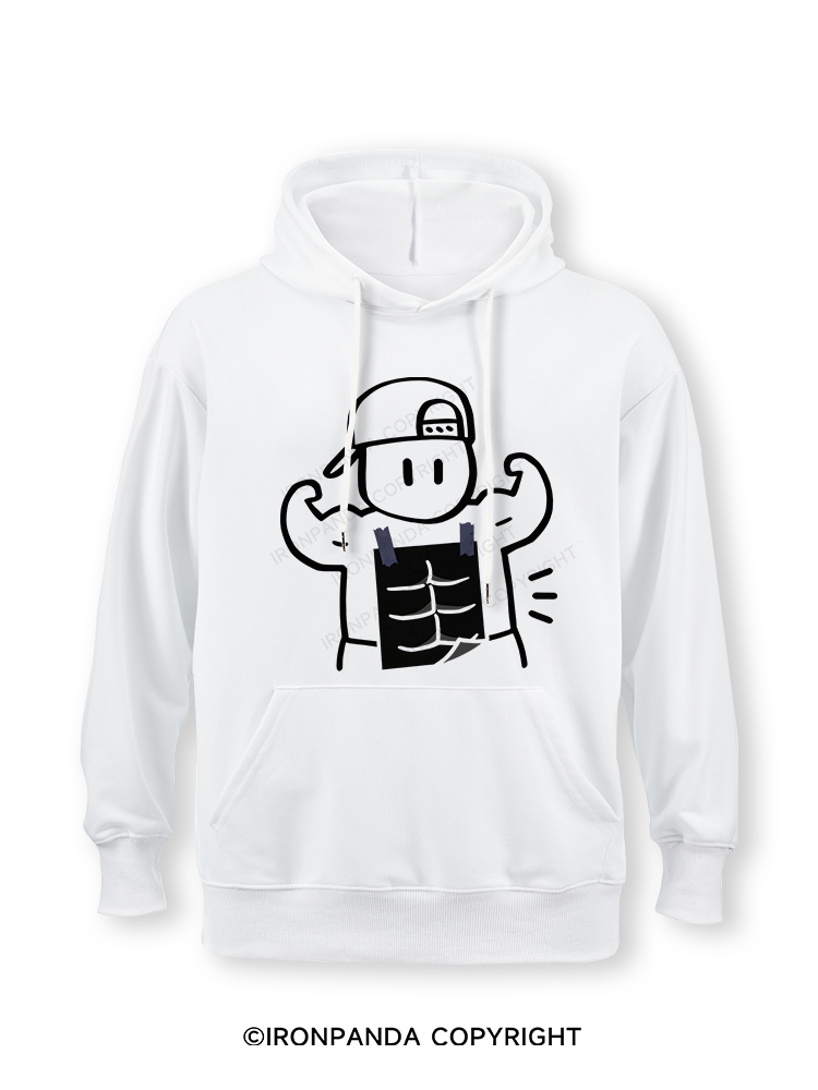 Look at my abs! Classic Gym Hoodie