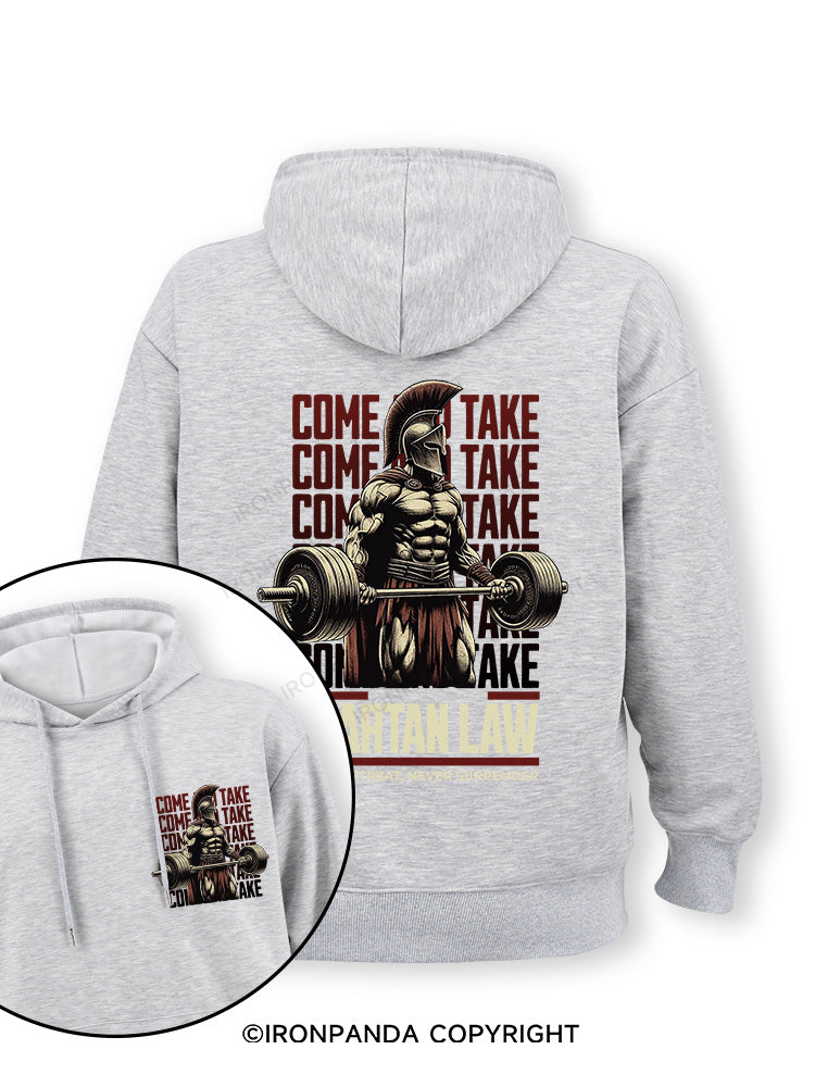 spartan law Double-Sided Printed Classic Gym Hoodie