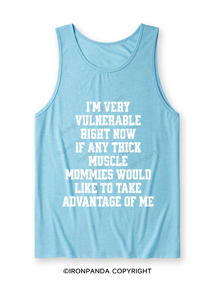 I'm very vulnerable right Ultra Soft Heather Tank