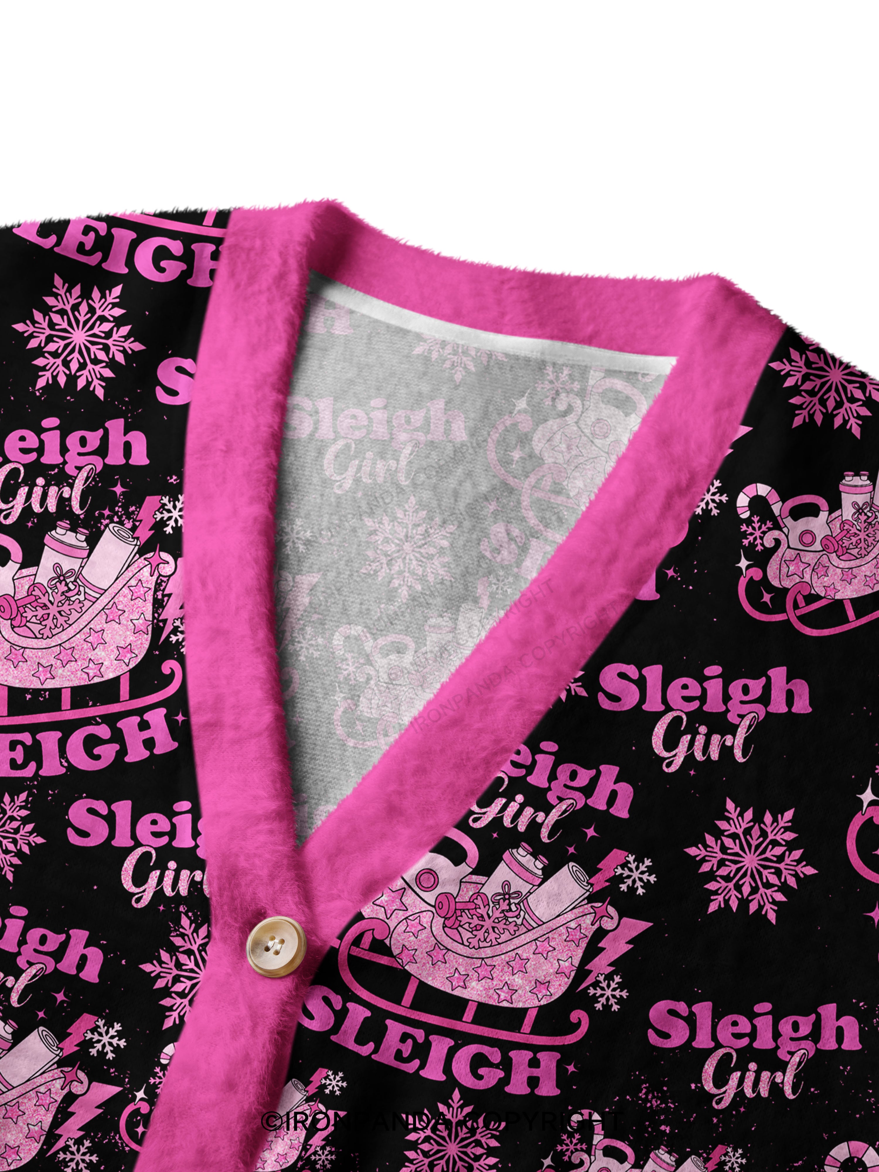 sleigh girl sleigh Ugly Cardigan Sweater
