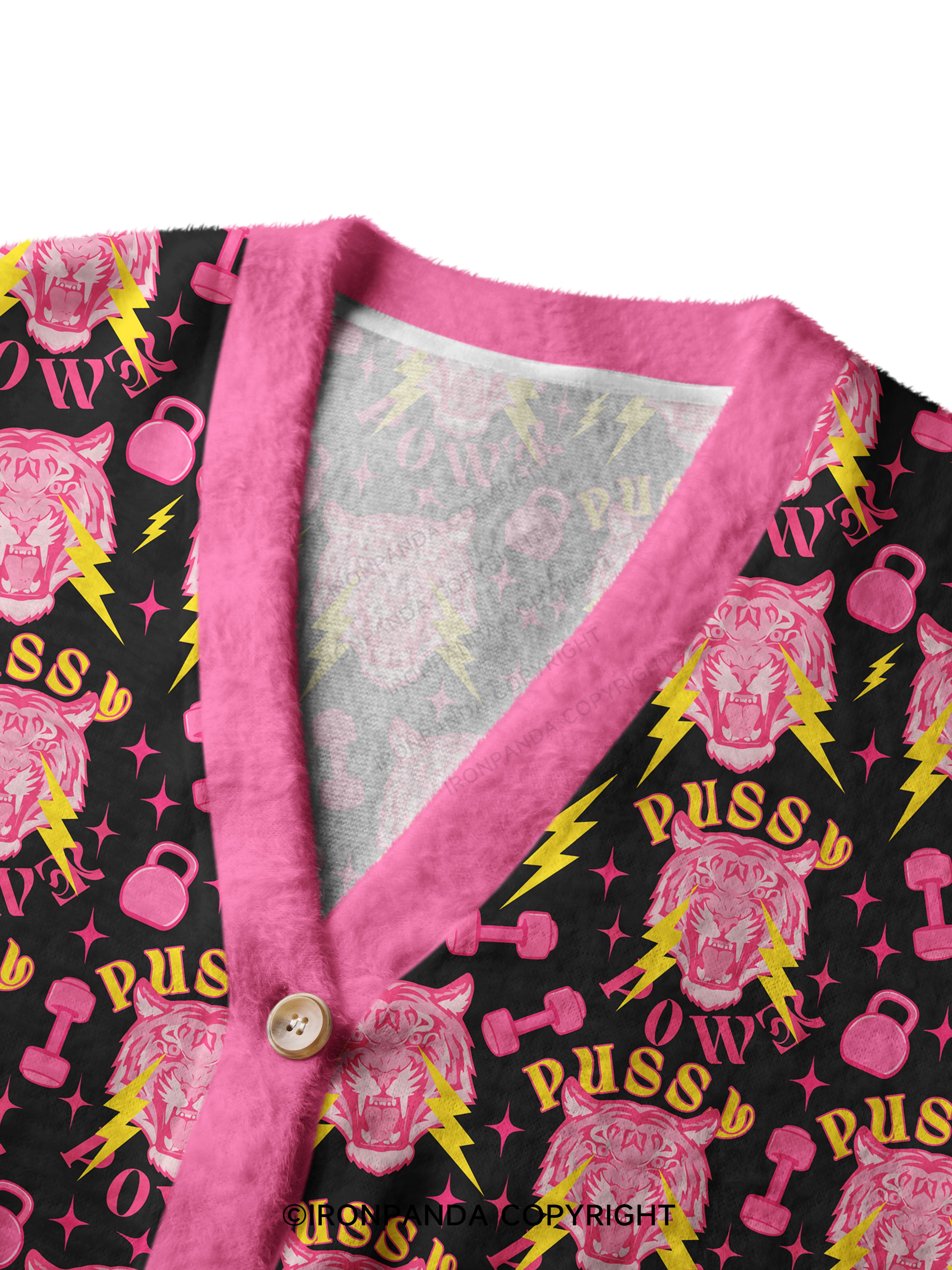 pussy power Ugly Cardigan Sweater