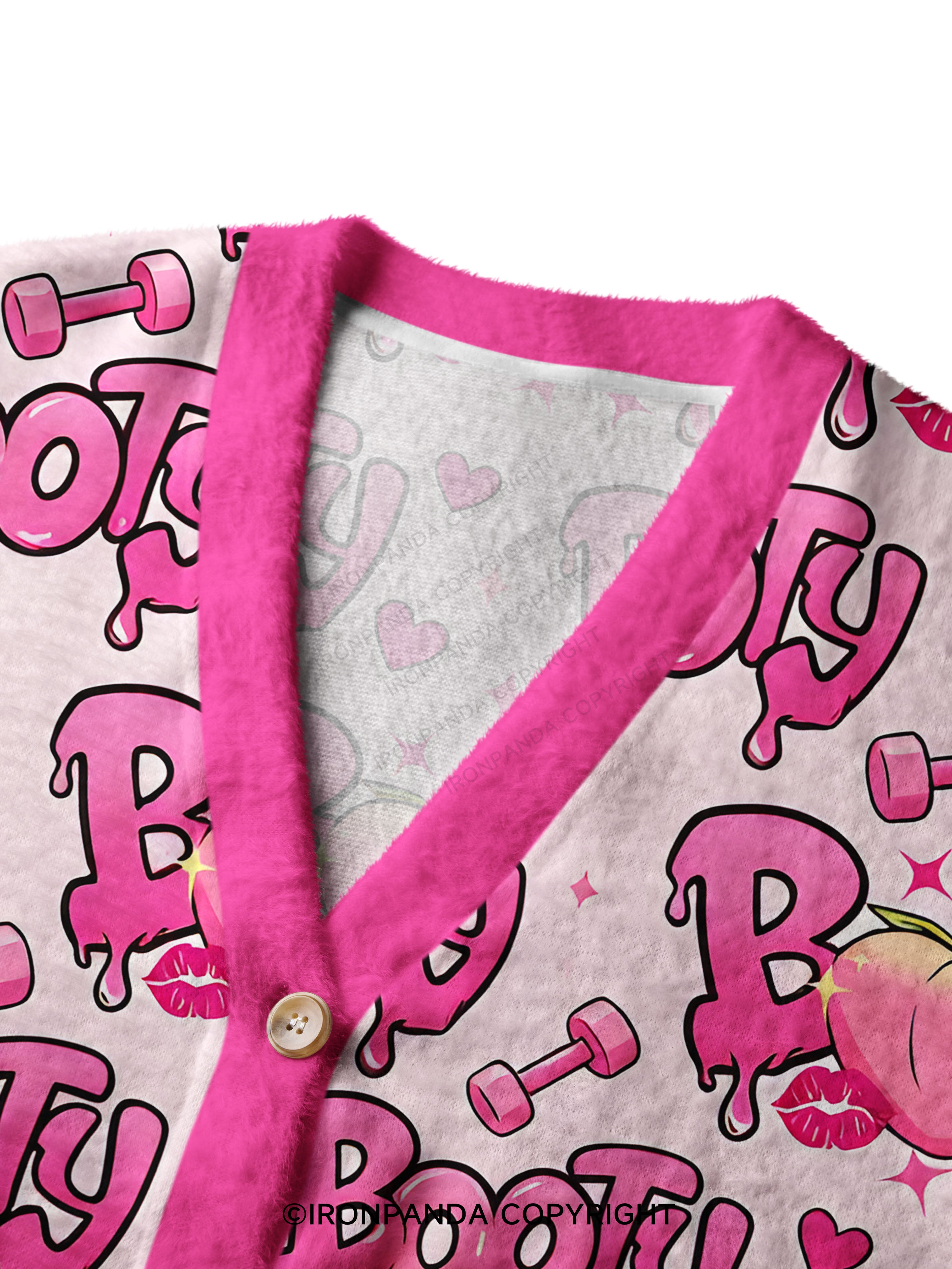 booty barbell Ugly Cardigan Sweater