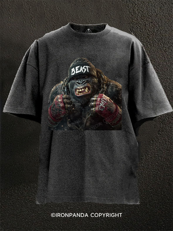 beast Washed Gym Shirt