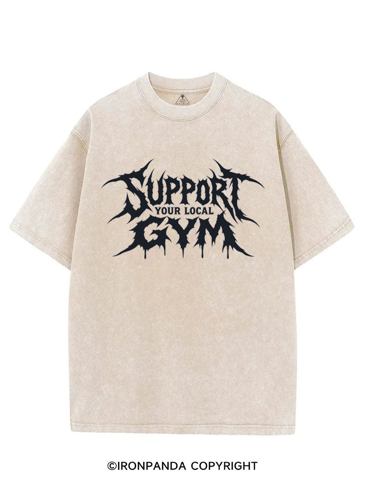 Support Your Local Gym VINTAGE GYM SHIRT