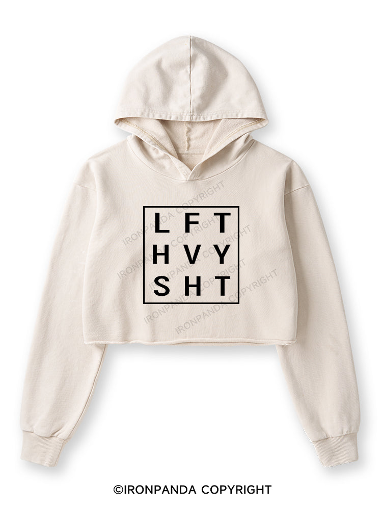 LFT HVY SHT Washed Crop Hoodie
