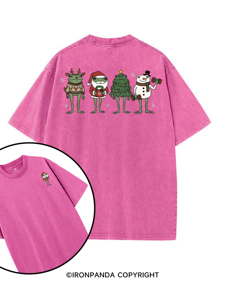 JOLLY FIT FROG SQUAD printed Gym Shirt