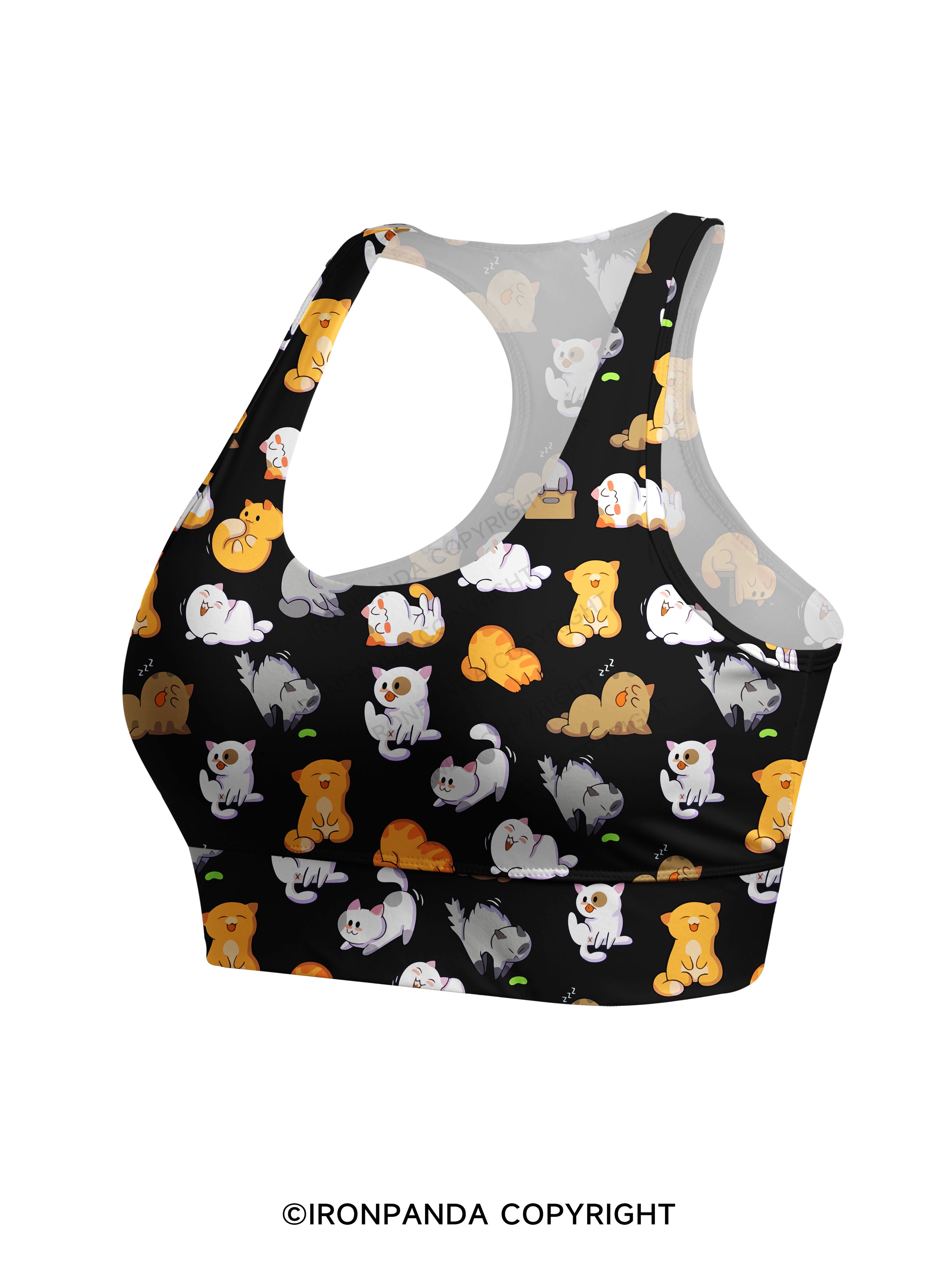 CAT YOGA Racerback Sports Bra