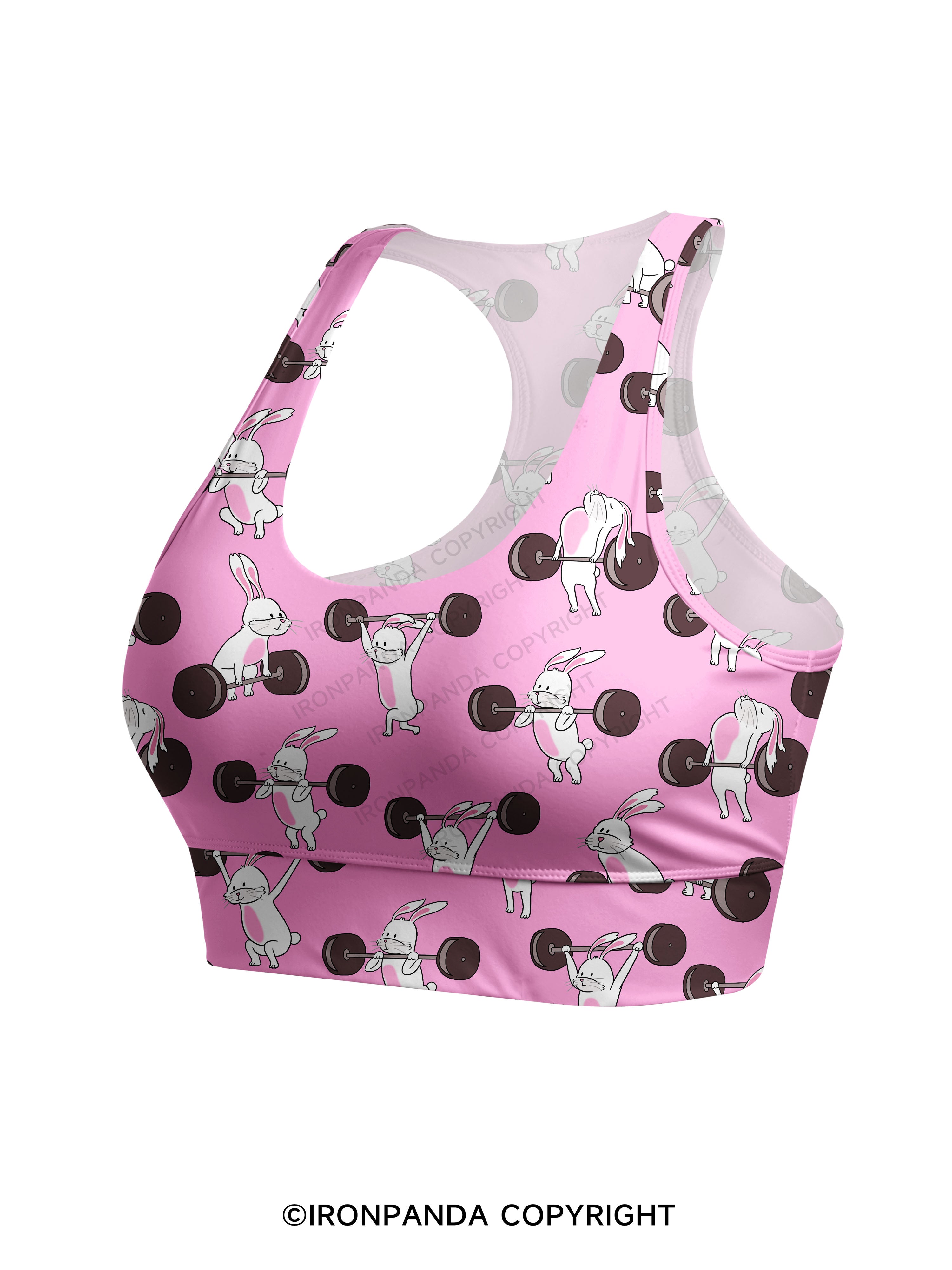 Lift Like Bunny Racerback Sports Bra