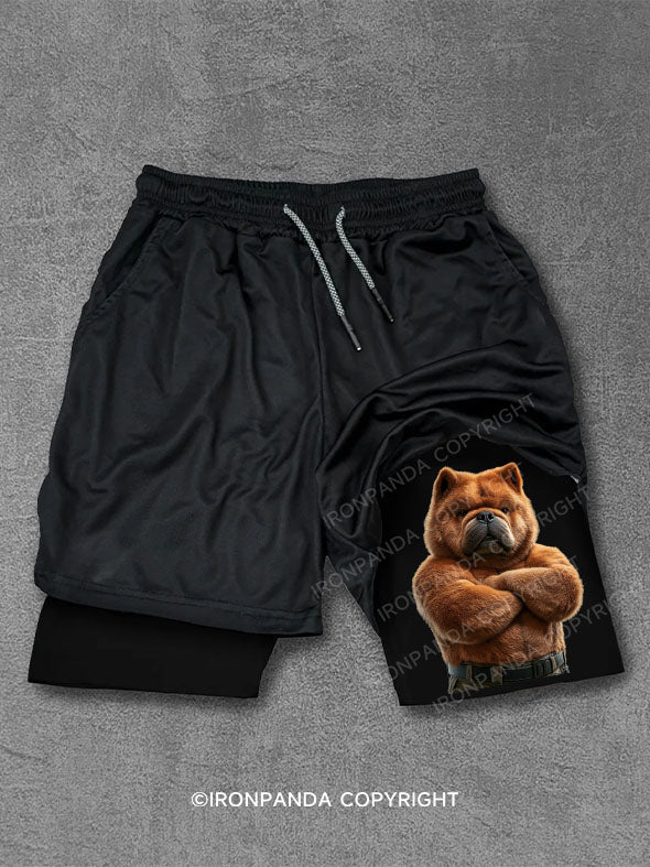 Muscular Chow Chow Training Shorts