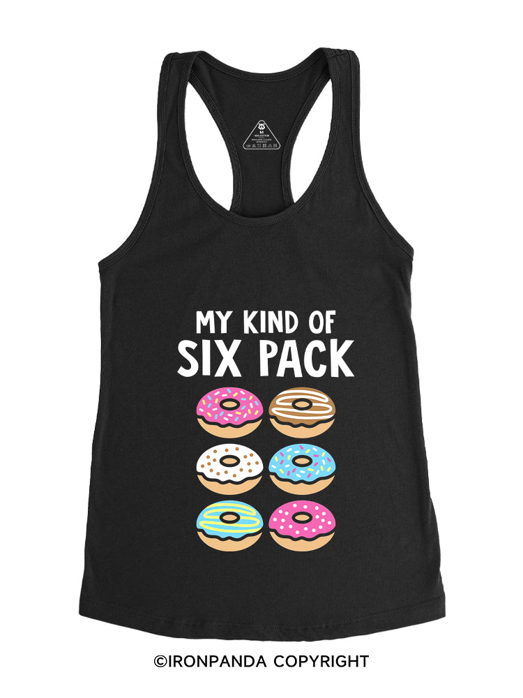 MY KIND OF SIX PACK Gym Racerback Tank