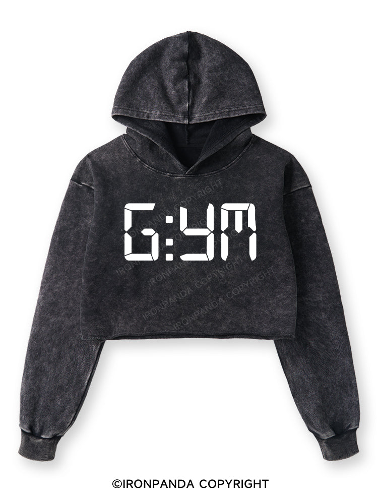 G:YM Washed Crop Hoodie
