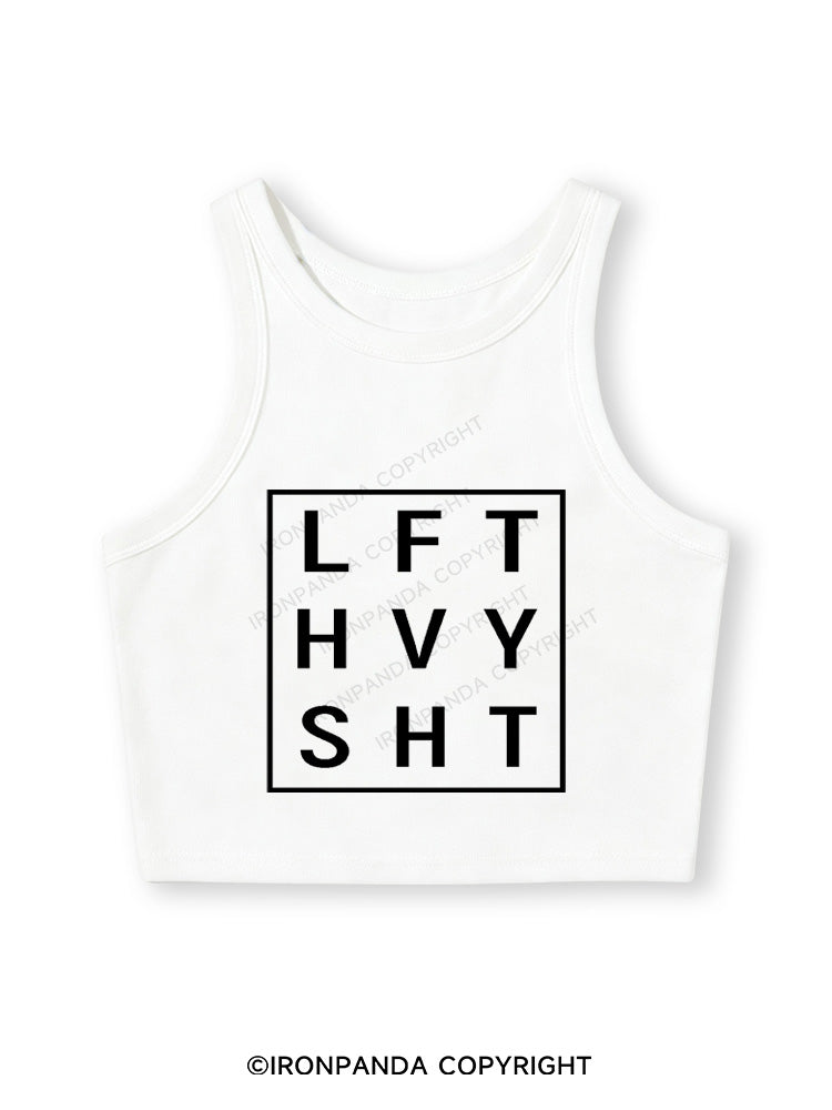 LFT HVY SHT Fitted Crop Tank Top