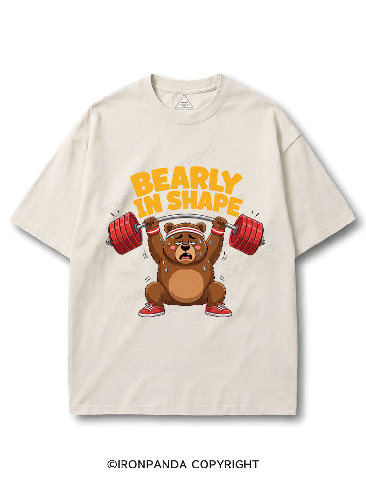 Funny Bear Workout Bearly In Shape COTTON PUMP COVER