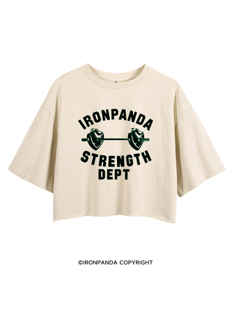 IRONPANDA STRENGTH DEPT CROP TOPS