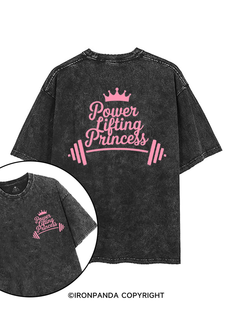 Powerlifting Princess! printed Gym Shirt