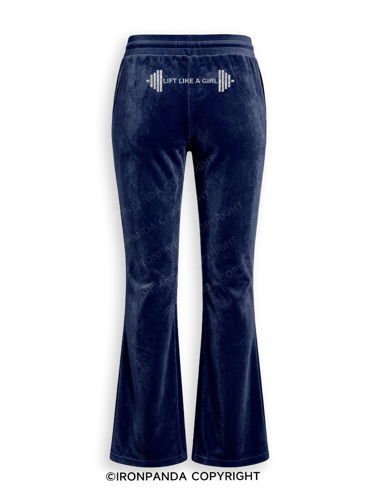 LIFT LIKE A GIRL Velvet Tracksuit Set