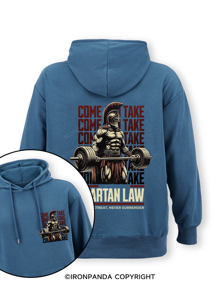 spartan law Double-Sided Printed Classic Gym Hoodie